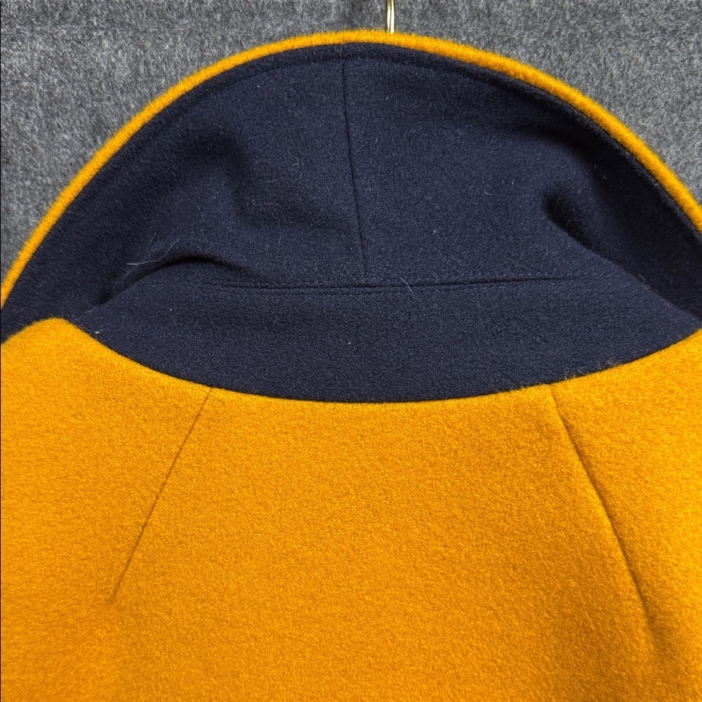 Topshop Mustard Trench Coat - Picture 4 of 8